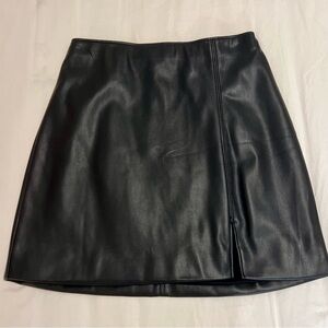 Black Leather Skirt